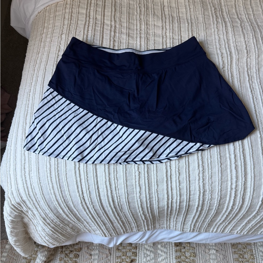 ⛳️ Southern Tide Navy & White Striped Skort – Size Large⛳️